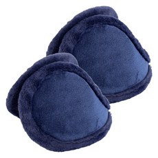 투그램플러스 겨울 방한 털 귀도리, 블루, 2개