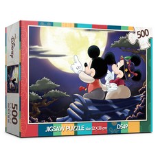 PUZZLE LIFE 迪士尼 韓國米奇與米妮拼圖 D549, 1個, 500件, 混合色