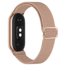 스페이스쉴드 샤오미 미밴드 호환 스트래치 나일론 스트랩, 코코아, 1개