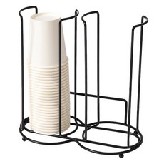 탑피아 커피 음료 종이컵 홀더, 블랙, 1개