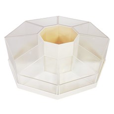 DOnG-A Pms 360度旋轉多用途收納盒, 1個, 透明