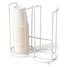 Topia 咖啡飲料紙杯架, 1個, 白色