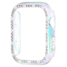 SPACE SHIELD Apple Watch 相容 閃亮水鑽防撞保護殼 42mm, 1個, 極光