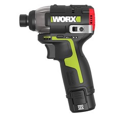 WORX 충전임팩 드라이버 12V 2Ah WU132X, 1세트