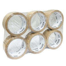 3M Scotch 3M 309 封箱膠帶 黃色 48mm x 40m, 6個