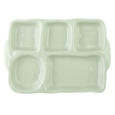 plala 陶瓷粉彩餐盤, 綠色, 1個