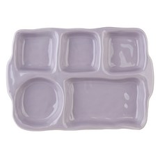 plala 陶瓷粉彩配色餐盤, 紫色, 1個