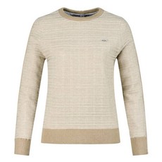 luxgolf 女款圓領撞色防風套頭針織衫 LB4W816W