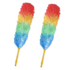 PEONIST 羽毛洗車清潔除塵撢, 2個, 混合色