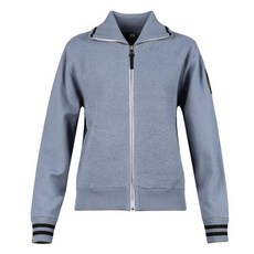 luxgolf 女款毛圈布拼接拉鍊防風針織外套 LB4W814W