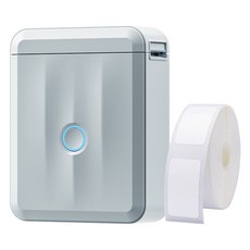 님봇 무선 라벨프린터 D110PRO + 라벨지1P, 블루, 1개