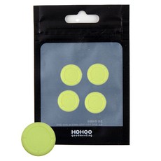 HOHOO 任天堂Switch OLED Lite Joy-Con 類比搖桿帽 4入, 單一商品, 1個, 螢光黃