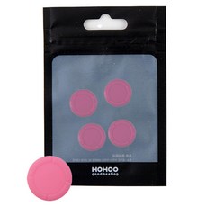 HOHOO 任天堂Switch OLED Lite Joy-Con 類比搖桿帽 4入, 單一商品, 1個, 粉紅色