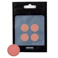 HOHOO 任天堂Switch OLED Lite Joy-Con 類比搖桿帽 4入, 單一商品, 1個, 珊瑚粉