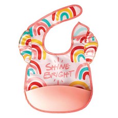 타이니트윙클 유아용 실리콘 방수 턱받이, 샤인 브라이트, 1매, 1개