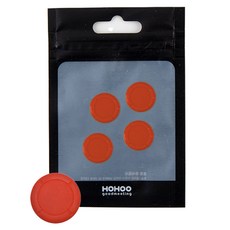 HOHOO 任天堂Switch OLED Lite Joy-Con 類比搖桿帽 4入, 單一商品, 1個, 紅色