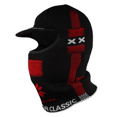 INCONTRO 有帽簷防寒巴拉克拉瓦保暖頭套, 黑色, 1個