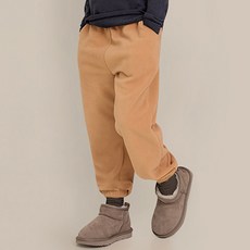 unifriend 兒童刷毛束口褲