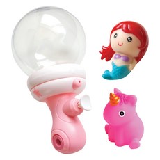 Kizus 幼兒用LED公仔2款 + 大球水槍組, 1套, 粉紅色