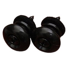 Tappia 簡約吉他弦釘固定器 黑色, 2個