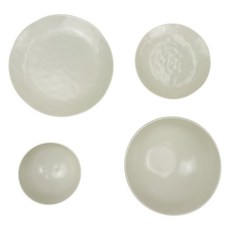 Paulers Sol 餐具4件組, 1套, 飯碗 + 小盤 + 大盤 + 麵碗, 奶油色