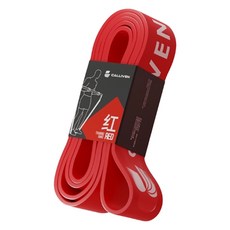 CALLIVEN Monto 引體向上 力量 高強度 肌力 彈力帶, 紅色, 1個