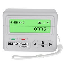 비비파이 레트로 페이저 삐삐 에어팟 케이스 + 스트랩 세트, 실버, Airpods PRO/PRO2호환, 1세트