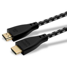 CableMate HDMI 2.1 黑色網狀 8K 傳輸線, 5m, 1個
