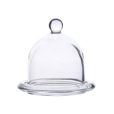 Cream Objet 迷你甜點圓頂盤收納盒罩蓋 大型 YY57142, 1個, 素面