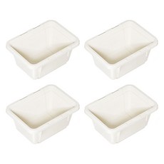 메오 홈 키친 길이조절 가능 서랍속 수납 정리함, 화이트, 4개