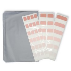 Haviespace 索引便利貼貼紙 3種收納袋組, 紅色, 1套