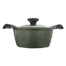 QUEENDOM Della系列電磁爐適用陶瓷雙柄鍋, 混色, 24cm, 1個