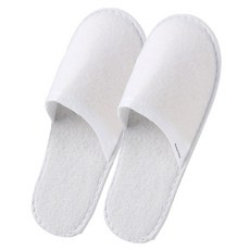 Market Plan 飯店 機內用 一次性室內拖鞋, 白色, 30個