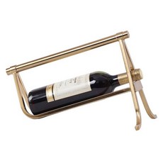 몬드스팟 철제 심플 파티 와인랙 34 x 20 x 23 cm RB20613, 골드, 1개