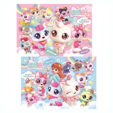 Wishcat 63片板塊拼圖2件組, 1套