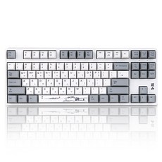 Deck Hassium 韓山 白色版 PBT 無LED, 紅軸, 白色, CBL-87XNW