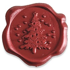 聖誕節封蠟貼紙, 雪樹紅, 20個