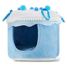 Lanboer 鸚鵡蛋糕超細纖維吊床睡袋 180 x 160 x 90 mm, 1個, 藍色