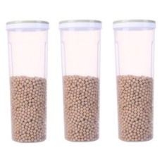 YOUNGGREEN PP材質圓形透明麵條塑膠分裝容器 隨機出貨, 3個