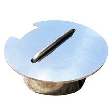 移動式護柱不鏽鋼底蓋, 1個