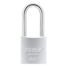 ZARKER 萬能鑰匙鋁製掛鎖 A40 10入 + 萬能鑰匙組, 1套