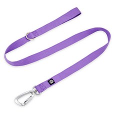 멍템 강아지 카라비너 리드줄, 비비드퍼플, 1개