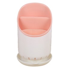 피어니스트 파스텔톤 3분할 수저통, 핑크, 1개