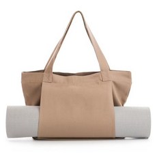 PEONIST 皮拉提斯瑜珈包肩背包, 米色, 1個