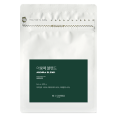 M.I.Coffee 香氣綜合咖啡豆, 200g, 咖啡原豆(未研磨), 1個