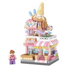 ARTJOY 微型DIY手作套組 迷你街景冰淇淋店, 1個, 混色