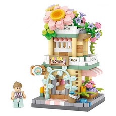 ARTJOY 迷你街景奈米積木DIY製作套組, 1個, 混色