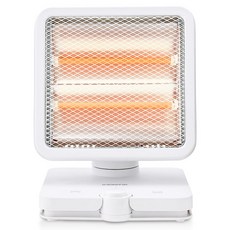 MORITZ 兩段分離式腳踏石英電暖器, MO-SF20, 白色