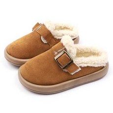 Rurushu 兒童卡斯提拉毛絨拖鞋 BW031