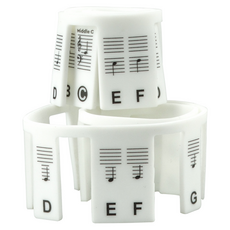 Top Pia 88鍵矽膠鋼琴音階條組, 1組, 灰度